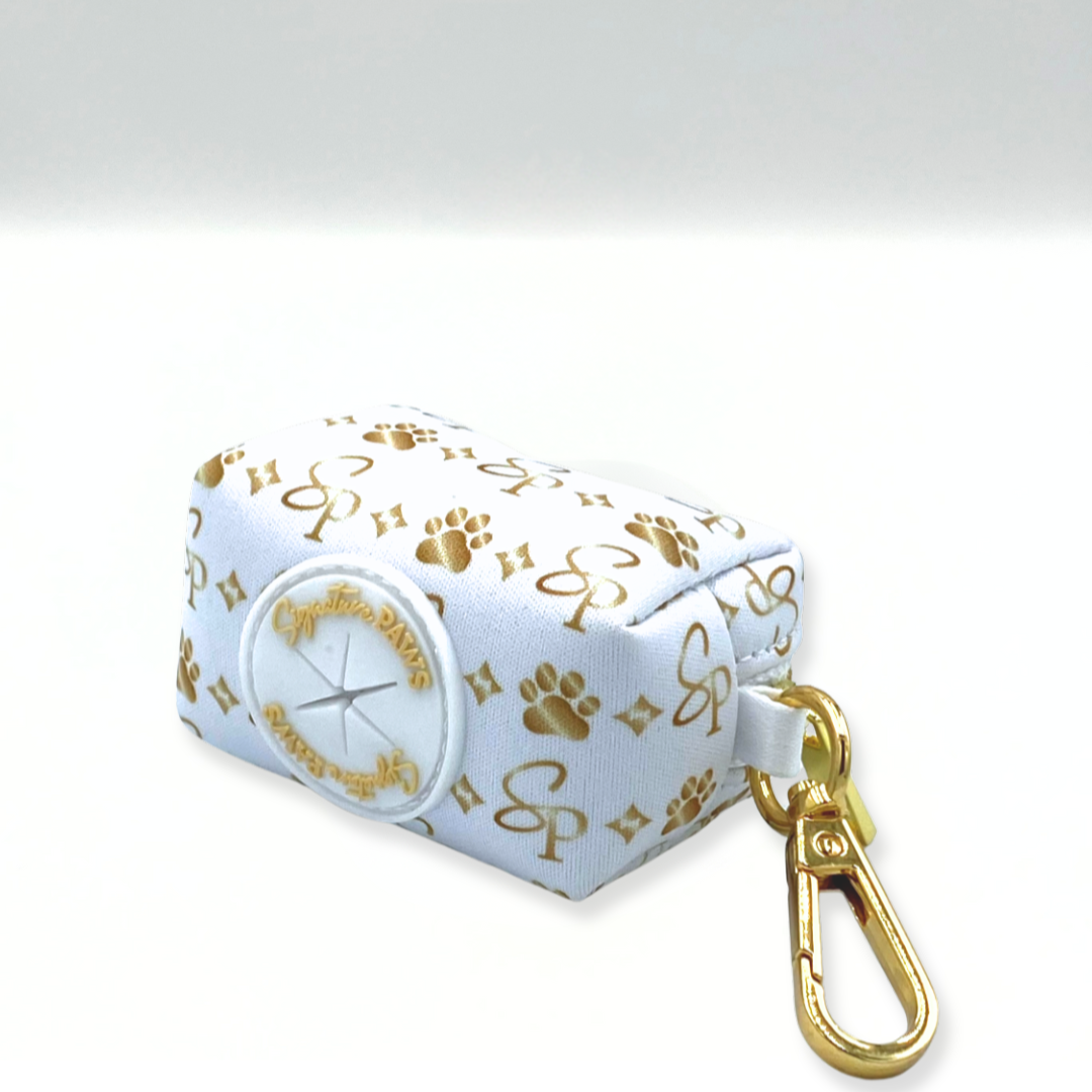 Signature WHITE Poo Bag Holder