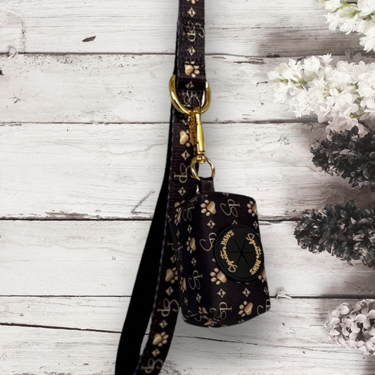 Signature BLACK  Poo Bag Holder